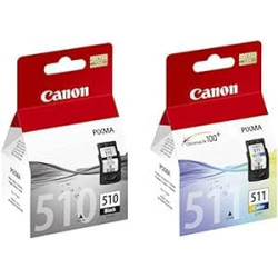 CANON-PG510 اسود &CL511 خرطوشه حبر- الوان