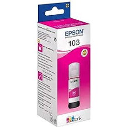 EPSON-103R زجاجه حبر لون وردي