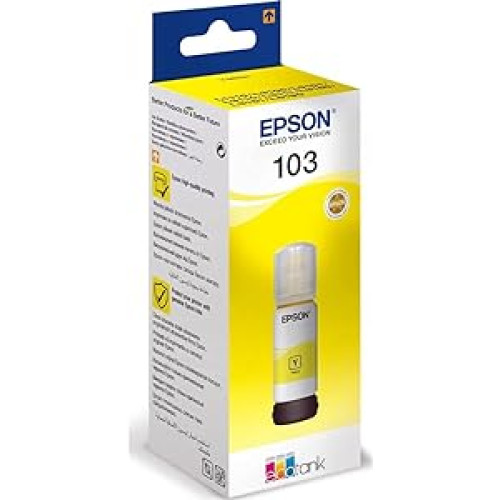EPSON-103Y زجاجه حبر اصفر