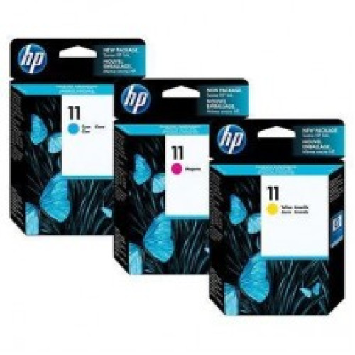 HP-11-TONER طقم احبار 3 الوان طابعه