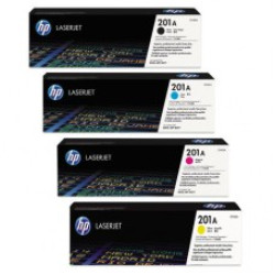 خرطوشة حبر ليزر اصلي اتش بي HP 201A مجموعة 4 الوان .