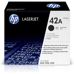 خرطوشة حبر ليزر أسود اتش بى HP 42A اصلى - (خرطوشة ليزر Q5942A)