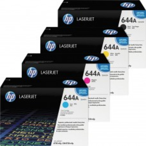 حبر ليزر اصلي اتش بي HP 644A مجموعة 4 الوان .