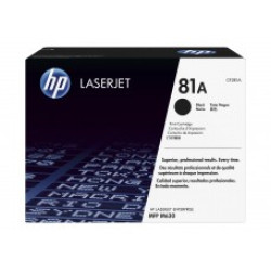 خرطوشة حبر ليزر أسود اتش بى HP 81A اصلى - (خرطوشة ليزر CF281A)
