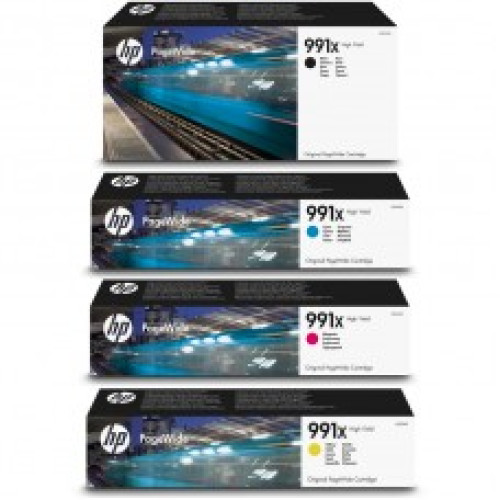 طقم حبر سائل اتش بى HP 991X أصلي