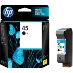 HP45 حبر سائل اصلي لون اسود طابعه